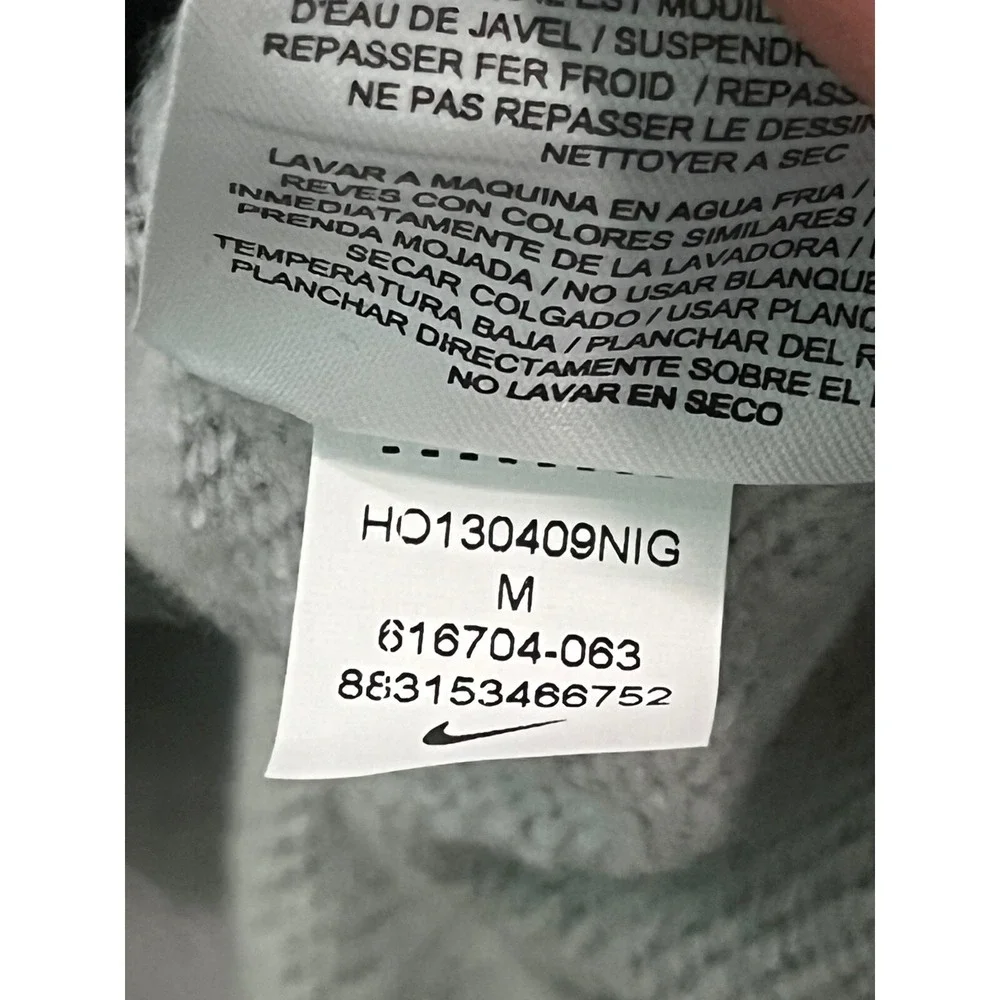 Nike Sochi 2014 Winter Olympics Gray Hoodie Size M Tech Fleece Red Tag Cowl Neck